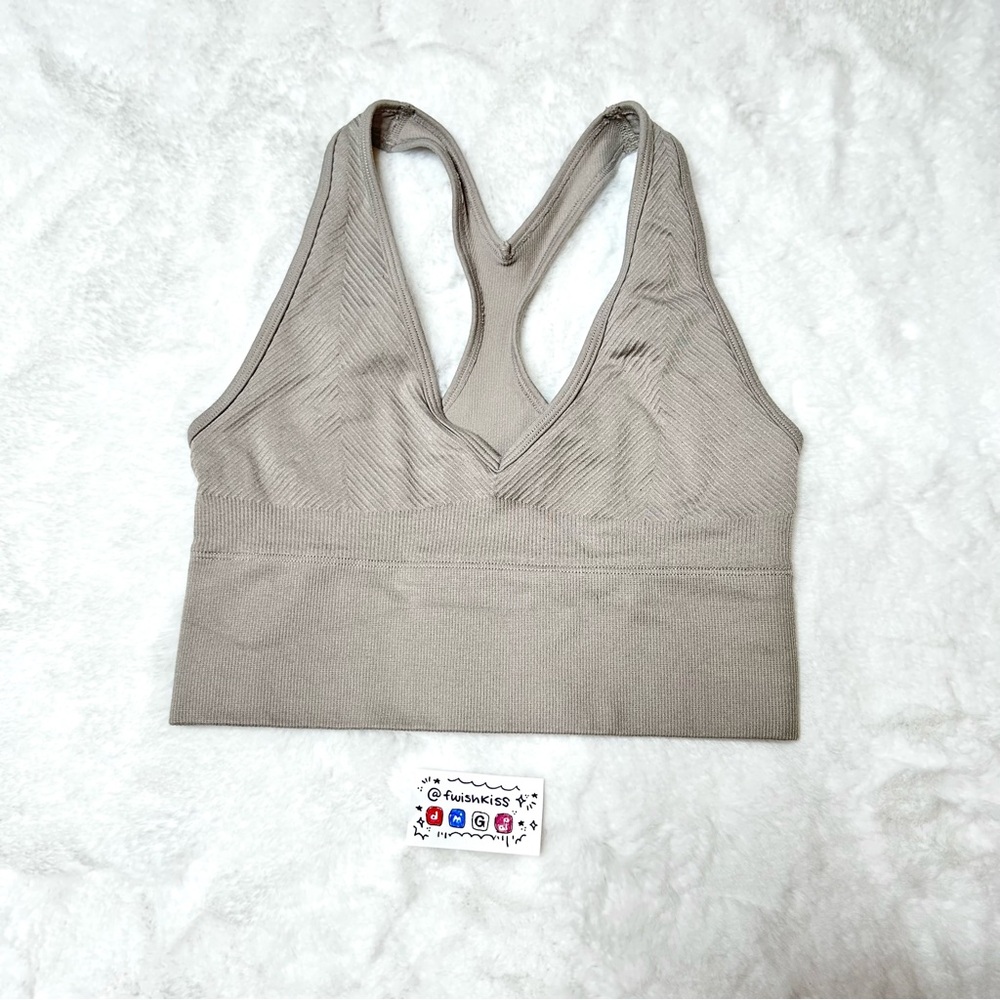 Gilly Hicks Taupe Sports Bra